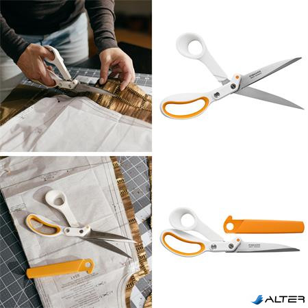 Szabóolló, 25 cm, FISKARS "Amplify", fehér