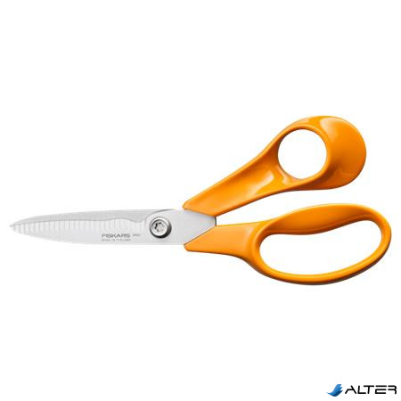 Olló, konyhai, 18 cm FISKARS "Classic", narancssárga