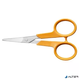   Varróolló, 10 cm, hajlított, FISKARS "Classic", narancssárga