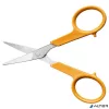 Varróolló, 10 cm, hajlított, FISKARS "Classic", narancssárga