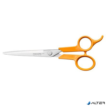Hajvágó olló, 17 cm, FISKARS "Classic", narancssárga