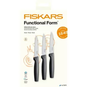   Késkészlet, általános, 11 cm, FISKARS "Functional Form GRS" fekete
