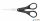 Olló, papírvágó, 18 cm, FISKARS "Essential", fekete