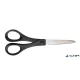 Olló, papírvágó, 18 cm, FISKARS "Essential", fekete