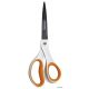Olló, általános, tapadásmentes, 20 cm, FISKARS "Non-Stick", fehér