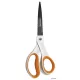 Olló, általános, tapadásmentes, 20 cm, FISKARS "Non-Stick", fehér