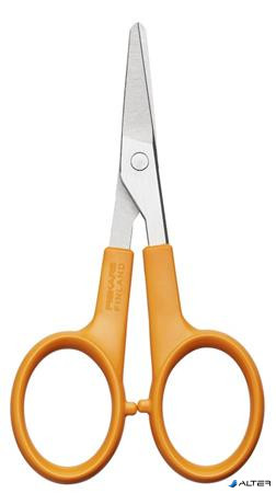 Olló, körömvágó, 10 cm, egyenes, FISKARS "Classic", narancssárga