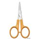 Olló, körömvágó, 10 cm, egyenes, FISKARS "Classic", narancssárga