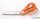 Szabóolló, 27 cm, FISKARS "Classic", narancssárga