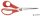 Olló, általános, 21 cm, balkezes, FISKARS "Classic", narancssárga