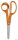 Olló, iskolai, 13 cm, FISKARS "First", narancssárga