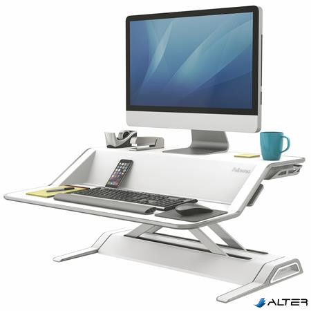 Fellowes Lotus fehér ülő/álló munkaállomás
