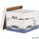 Archiválókonténer, karton, standard, "BANKERS BOX® SYSTEM by FELLOWES®", kék