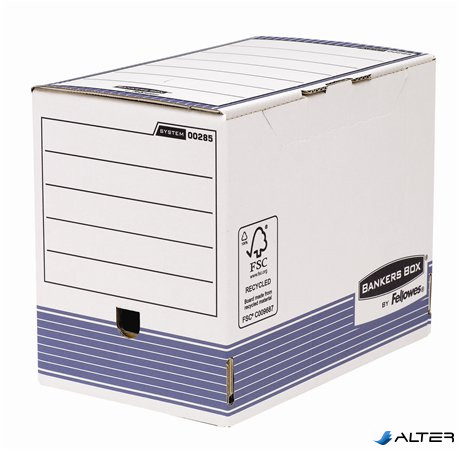 Archiválódoboz, 200 mm, "BANKERS BOX® SYSTEM by FELLOWES®", kék