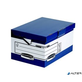   Csapófedeles ergonómikus archiválókonténer, "BANKERS BOX® BY FELLOWES® ", kék