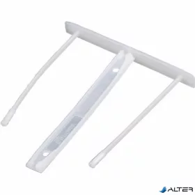   Lefűzőklip, műanyag, 85 mm, FELLOWES, Bankers Box®, fehér