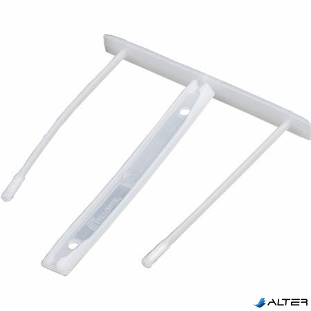 Lefűzőklip, műanyag, 85 mm, FELLOWES, Bankers Box®, fehér