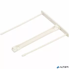   Lefűzőklip, műanyag, 100 mm, FELLOWES, Bankers Box® Pro, fehér