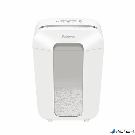 Iratmegsemmisítő, konfetti, 11 lap, FELLOWES "Powershred® LX70" fehér
