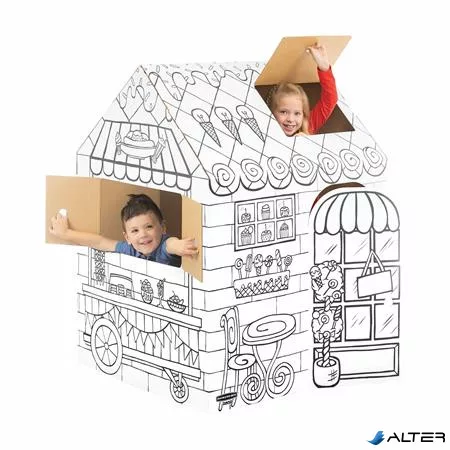 Játékház, színezhető, karton, FELLOWES, Kávéház