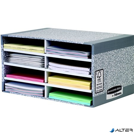 Irattároló, asztali, karton, "BANKERS BOX® SYSTEM by FELLOWES®"