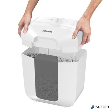 Iratmegsemmisítő, konfetti, 6 lap, FELLOWES "Powershred® LX25" fehér