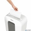 Iratmegsemmisítő, konfetti, 9 lap, FELLOWES "Powershred® LX50" fehér