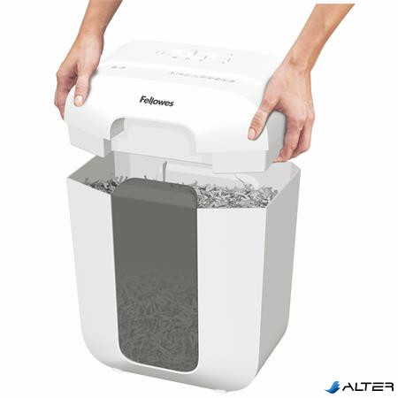 Iratmegsemmisítő, konfetti, 9 lap, FELLOWES "Powershred® LX50" fehér
