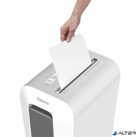 Iratmegsemmisítő, konfetti, 9 lap, FELLOWES "Powershred® LX65" fehér