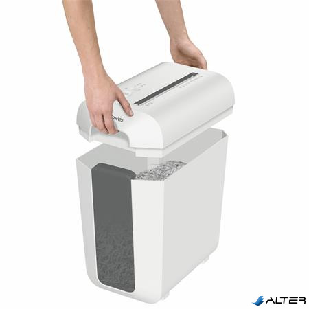 Iratmegsemmisítő, konfetti, 9 lap, FELLOWES "Powershred® LX65" fehér