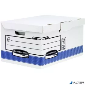   Csapófedeles archiválókonténer, 'BANKERS BOX® SYSTEM BY FELLOWES® ', kék