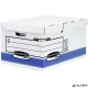 Csapófedeles archiválókonténer, 'BANKERS BOX® SYSTEM BY FELLOWES® ', kék
