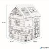 Színezhető karton játszóház, FELLOWES "BANKERS BOX® Playhouse", finomságok/ételek, vegyes minta