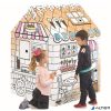 Színezhető karton játszóház, FELLOWES "BANKERS BOX® Playhouse", finomságok/ételek, vegyes minta
