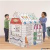 Színezhető karton játszóház, FELLOWES "BANKERS BOX® Playhouse", finomságok/ételek, vegyes minta
