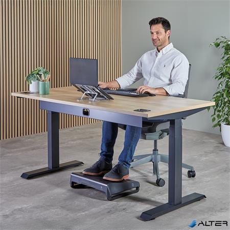 Laptopállvány, hordozható, FELLOWES "Alumia™, ezüst