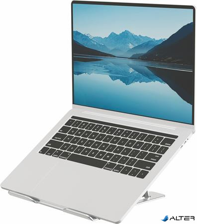 Laptopállvány, hordozható, FELLOWES "Alumia™, ezüst