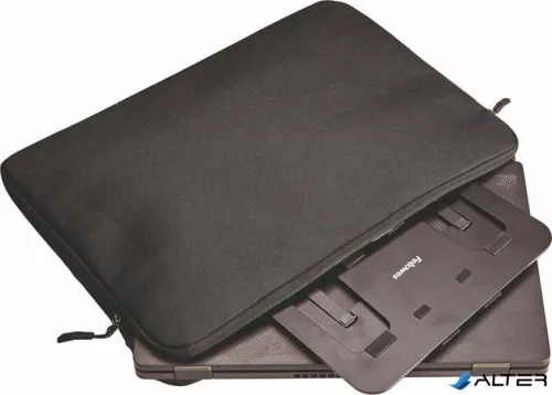 Laptopállvány, hordozható, FELLOWES "Alumia™, fekete