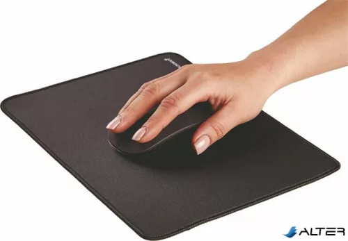 Egéralátét, textil borítás, XL méret, FELLOWES "Breyta", fekete