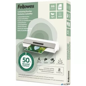   Meleglamináló fólia, 80 mikron, A6, matt, 100 db, FELLOWES "Light"