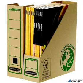   Iratpapucs, karton, 80 mm, "BANKERS BOX® EARTH SERIES by FELLOWES®"