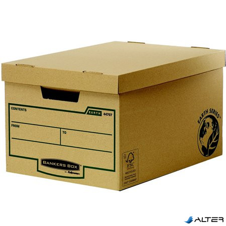 Archiválókonténer, karton, nagy, "BANKERS BOX® EARTH SERIES by FELLOWES®"