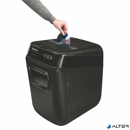 Iratmegsemmisítő, konfetti, 180 lap, FELLOWES "AutoMax™ 200C"