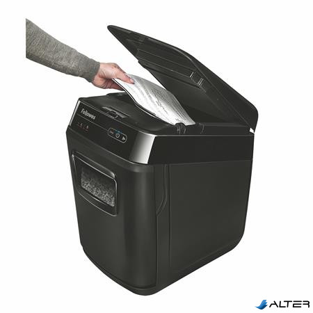Iratmegsemmisítő, mikrokonfetti, 180 lap, FELLOWES "AutoMax™ 200M"