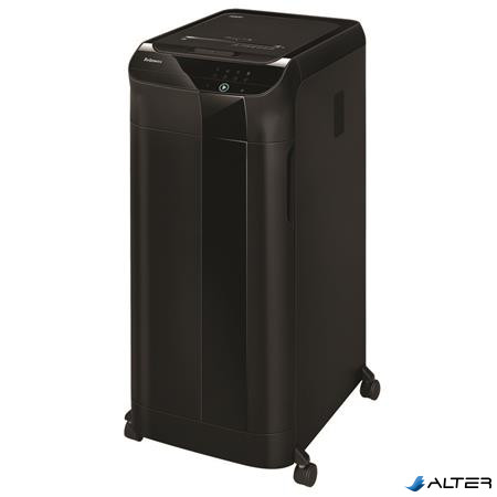 Iratmegsemmisítő, mikrokonfetti, 550 lap, FELLOWES "AutoMax 600M", fekete