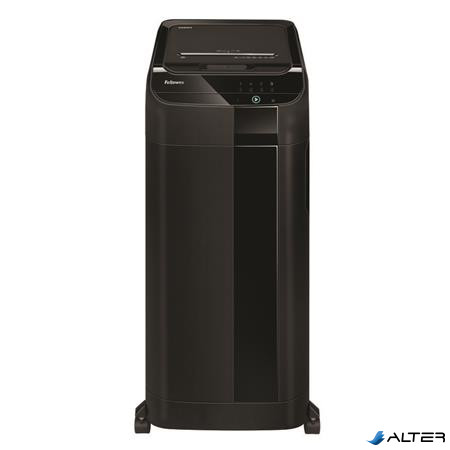 Iratmegsemmisítő, mikrokonfetti, 550 lap, FELLOWES "AutoMax 600M", fekete