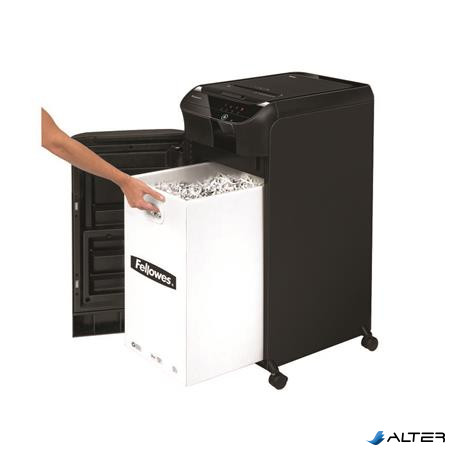 Iratmegsemmisítő, mikrokonfetti, 550 lap, FELLOWES "AutoMax 600M", fekete