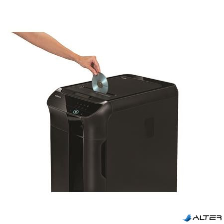 Iratmegsemmisítő, mikrokonfetti, 550 lap, FELLOWES "AutoMax 600M", fekete