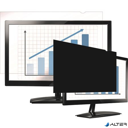 Monitorszűrő, betekintésvédelemmel, 527x297 mm, 23,8", 16:9, FELLOWES "PrivaScreen™", fekete