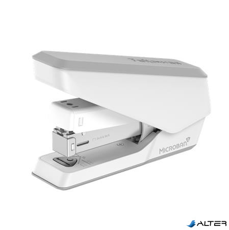 Tűzőgép, 24/6, 26/6, 25 lap, FELLOWES "LX840 EasyPress Half-Strip", fehér